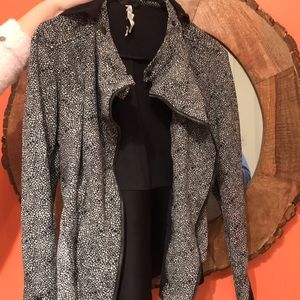 Lululemon Floral Pattern Peplum Jacket